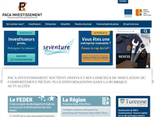 Tablet Screenshot of pacainvestissement.com